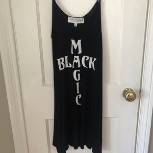 Gypsy warrior Black magic spaghetti strap dress